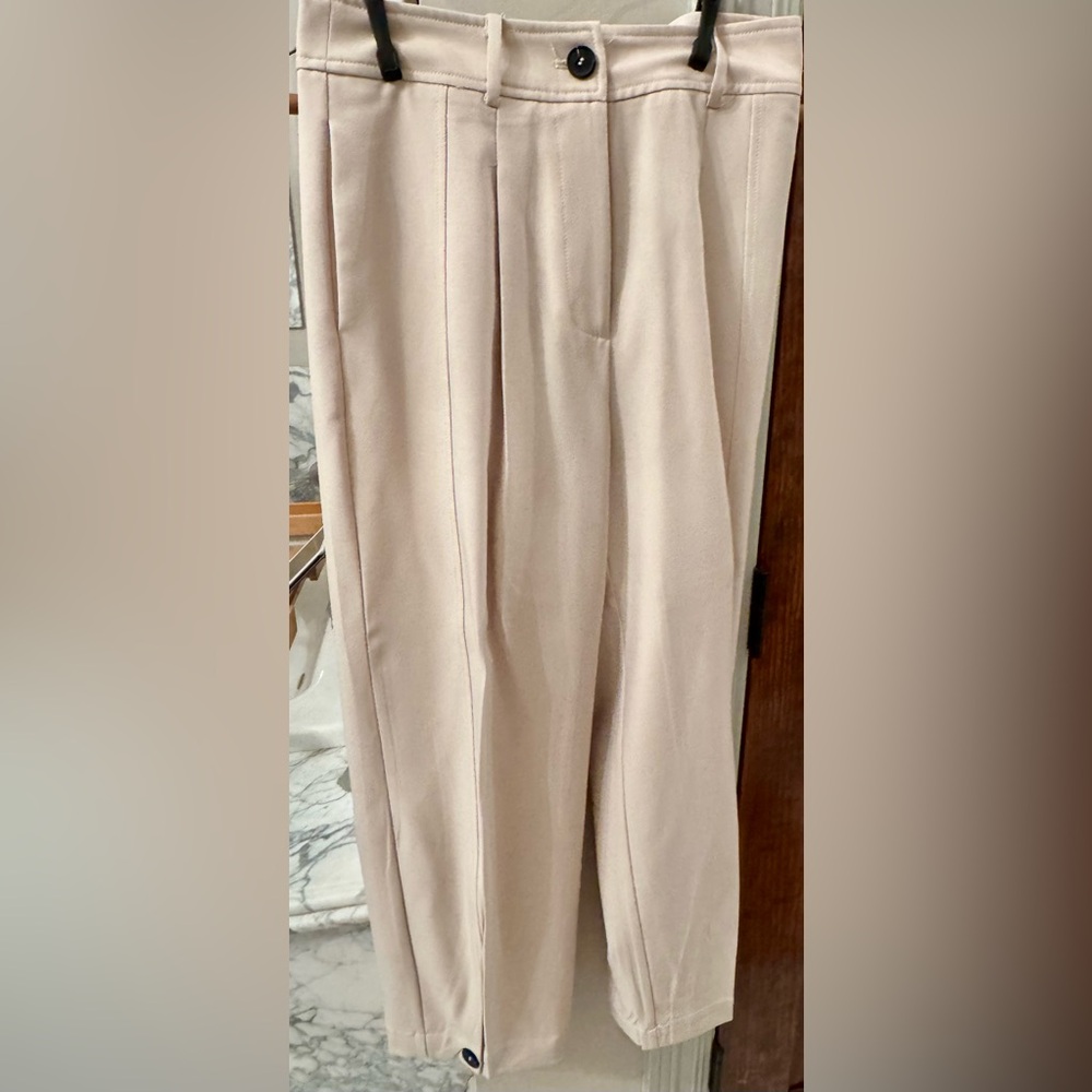 Commense Size Small Elegant Cream Trousers